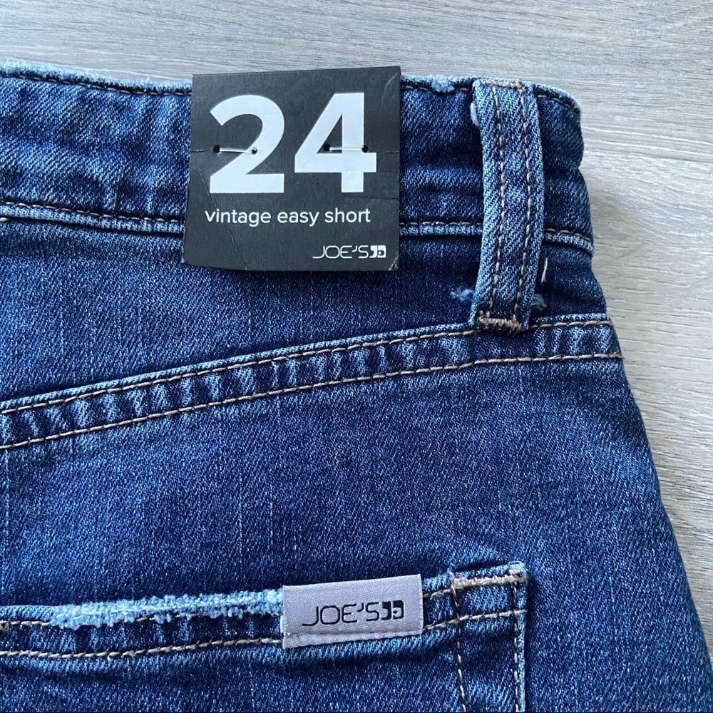 Joe's Jeans High Rise Vintage Easy Short Jeans NWT - Size 24 - Picture 13 of 14